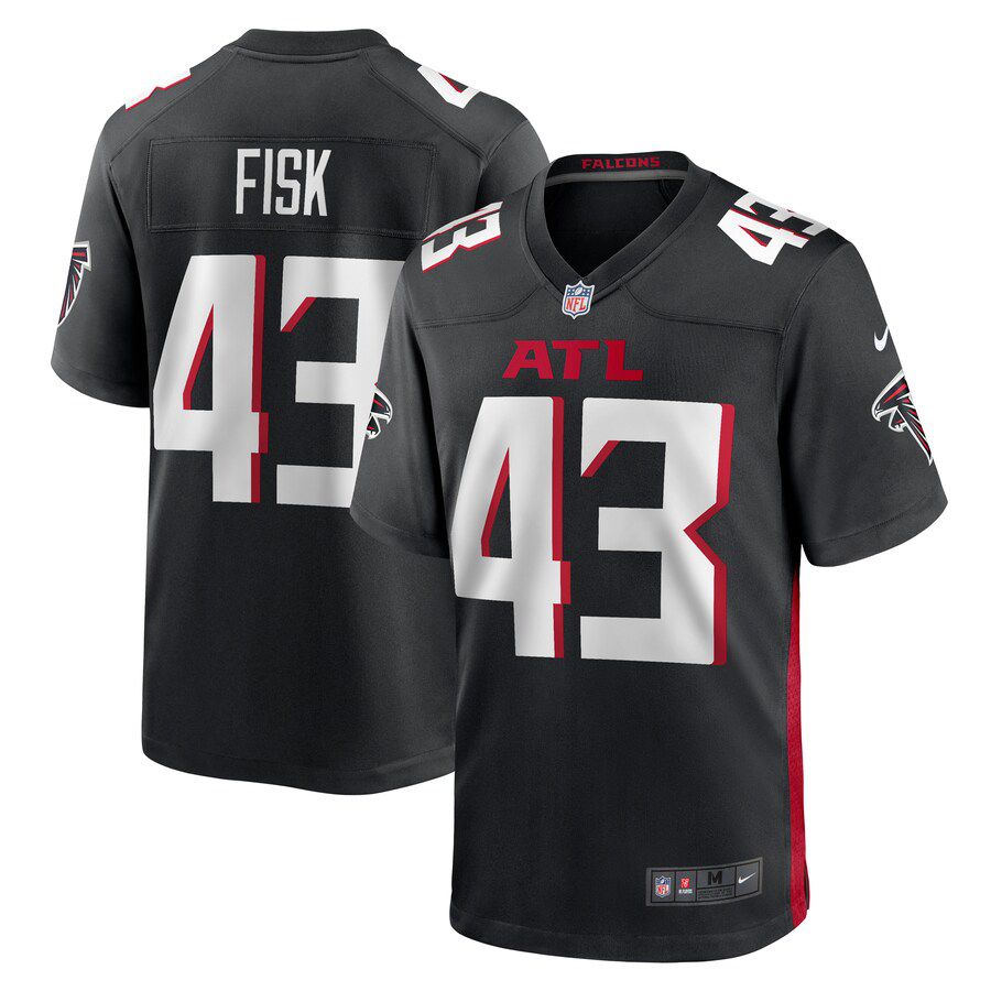 Men Atlanta Falcons 43 Tucker Fisk Nike Black Player Game NFL Jersey